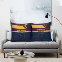 New Zealand Rugby Pacific Custom Pillow Cover Kahupeka Retro 2025 Taniko Motif - Polynesian Pride