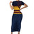 New Zealand Rugby Pacific Custom Short Sleeve Bodycon Dress Kahupeka Retro 2025 Taniko Motif