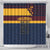 New Zealand Rugby Pacific Custom Shower Curtain Kahupeka Retro 2025 Taniko Motif