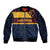 New Zealand Rugby Pacific Custom Sleeve Zip Bomber Jacket Kahupeka Retro 2025 Taniko Motif
