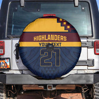 New Zealand Rugby Pacific Custom Spare Tire Cover Kahupeka Retro 2025 Taniko Motif