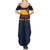 New Zealand Rugby Pacific Custom Summer Maxi Dress Kahupeka Retro 2025 Taniko Motif