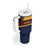 New Zealand Rugby Pacific Custom Tumbler With Handle Kahupeka Retro 2025 Taniko Motif