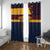 New Zealand Rugby Pacific Custom Window Curtain Kahupeka Retro 2025 Taniko Motif