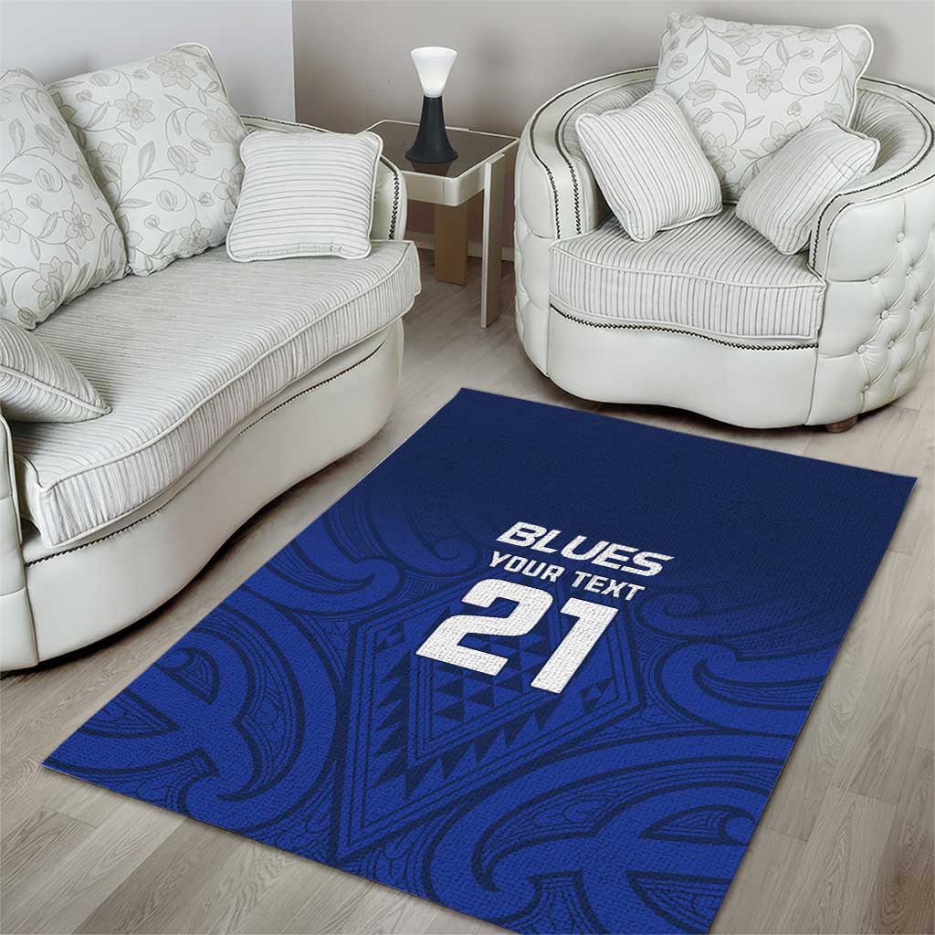 New Zealand Rugby Pacific Custom Area Rug Kahurangi Auckland All Blue