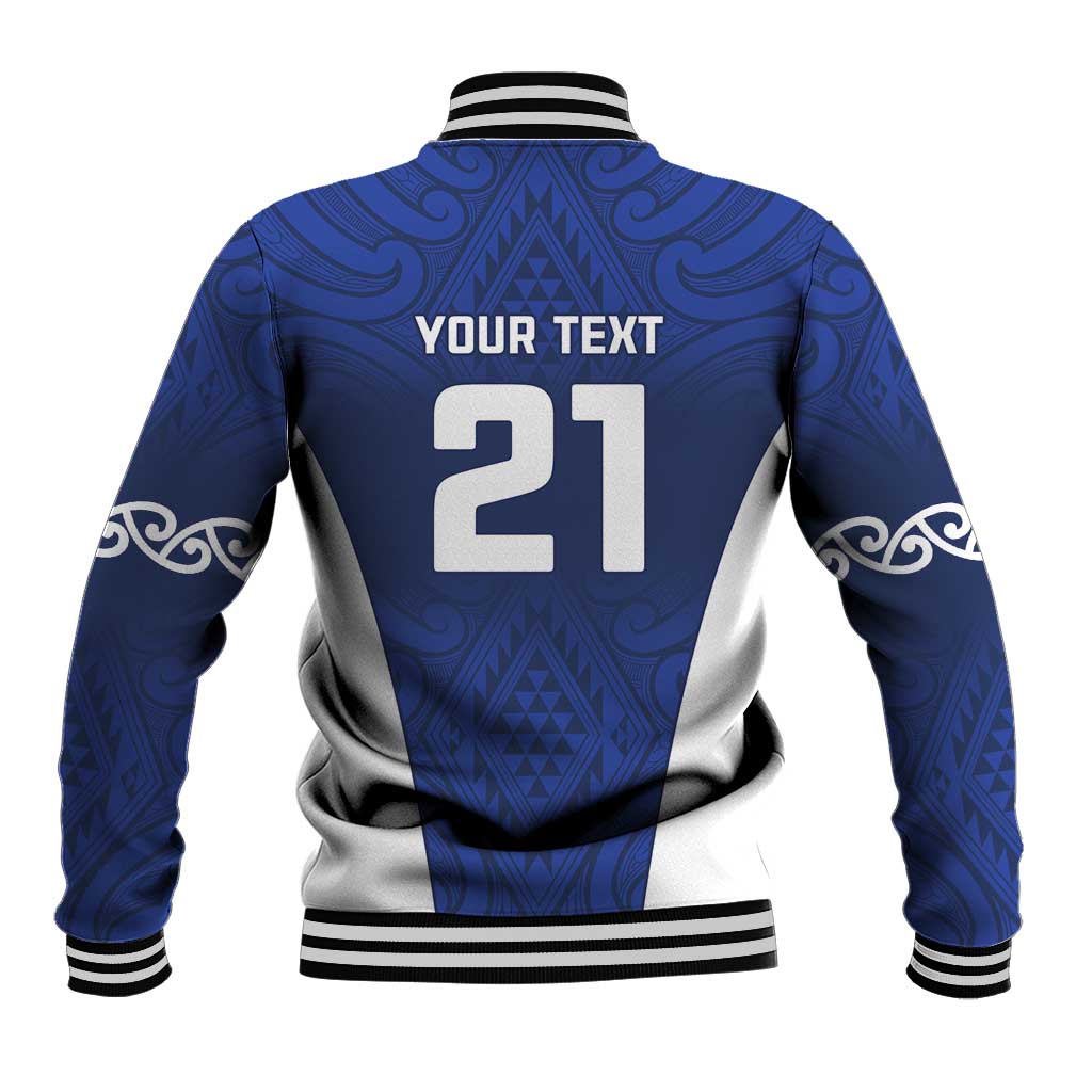 New Zealand Rugby Pacific Custom Baseball Jacket Kahurangi Auckland All Blue LT9 - Polynesian Pride