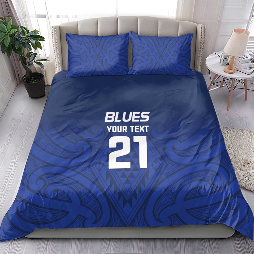 New Zealand Rugby Pacific Custom Bedding Set Kahurangi Auckland All Blue