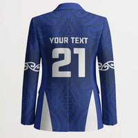 New Zealand Rugby Pacific Custom Blazer Kahurangi Auckland All Blue - Polynesian Pride