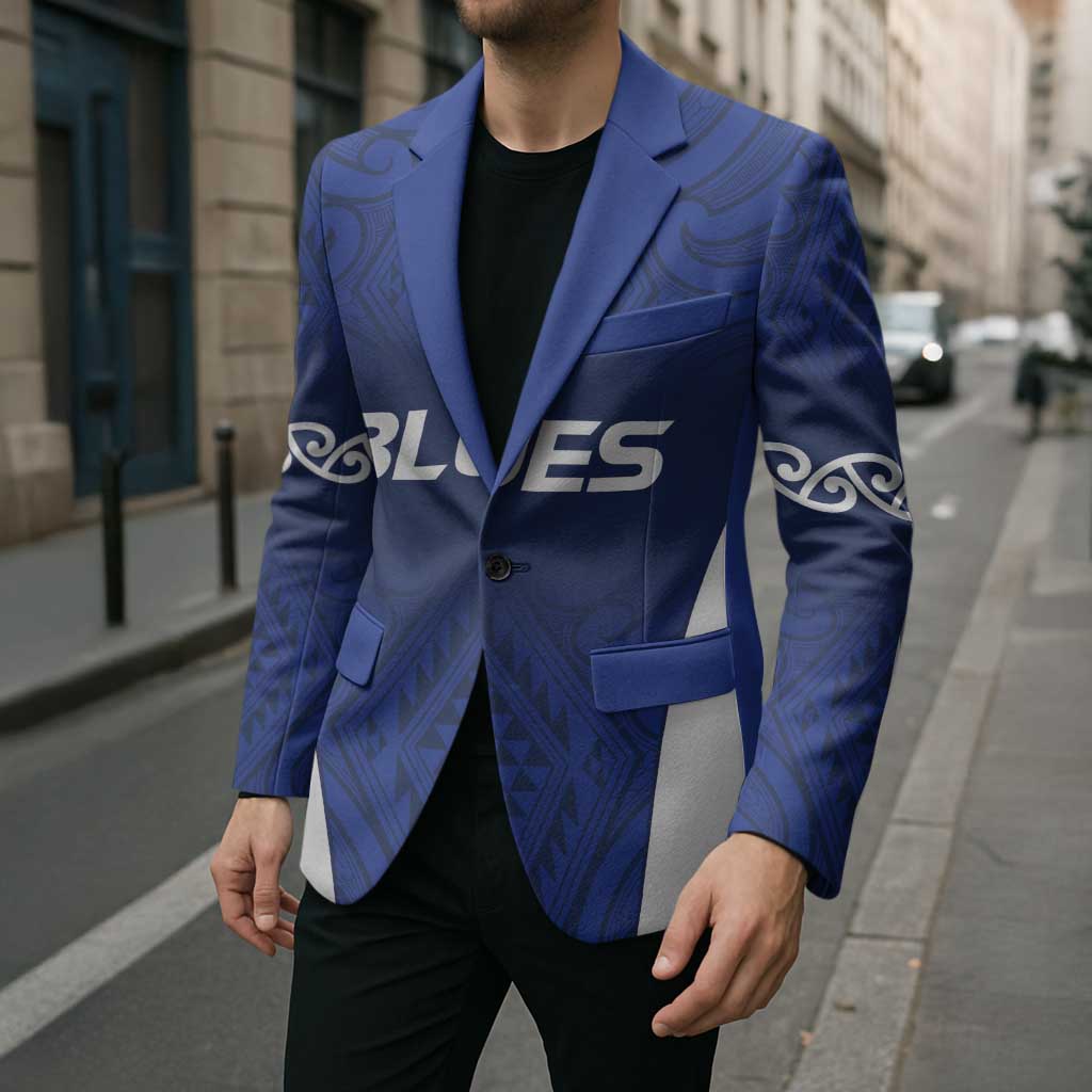 New Zealand Rugby Pacific Custom Blazer Kahurangi Auckland All Blue - Polynesian Pride