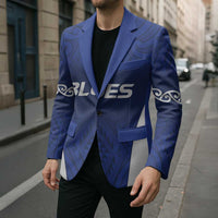 New Zealand Rugby Pacific Custom Blazer Kahurangi Auckland All Blue - Polynesian Pride