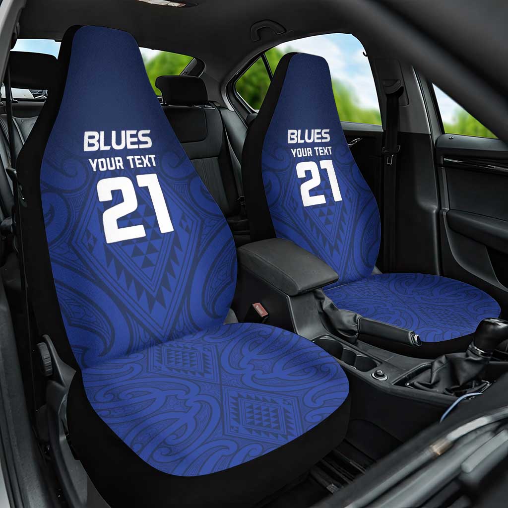 New Zealand Rugby Pacific Custom Car Seat Cover Kahurangi Auckland All Blue