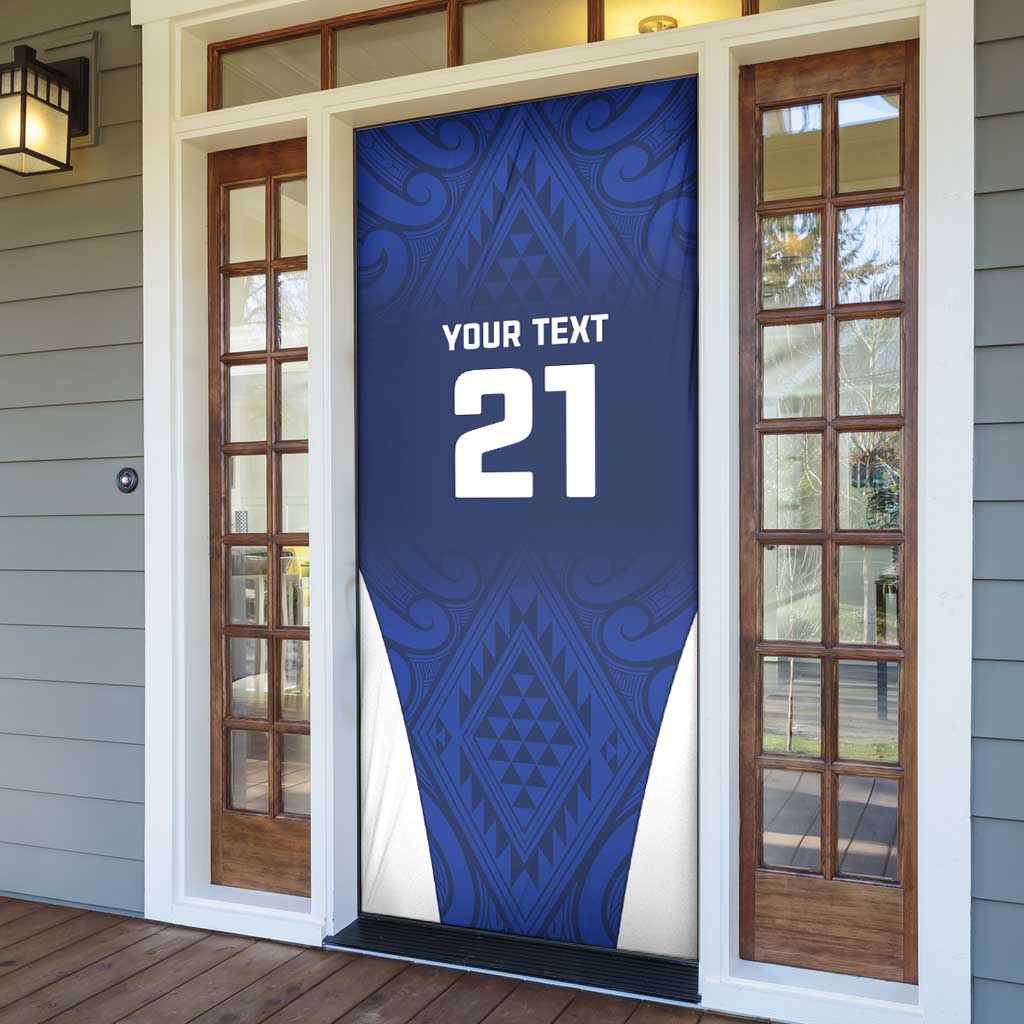 New Zealand Rugby Pacific Custom Door Cover Kahurangi Auckland All Blue - Polynesian Pride