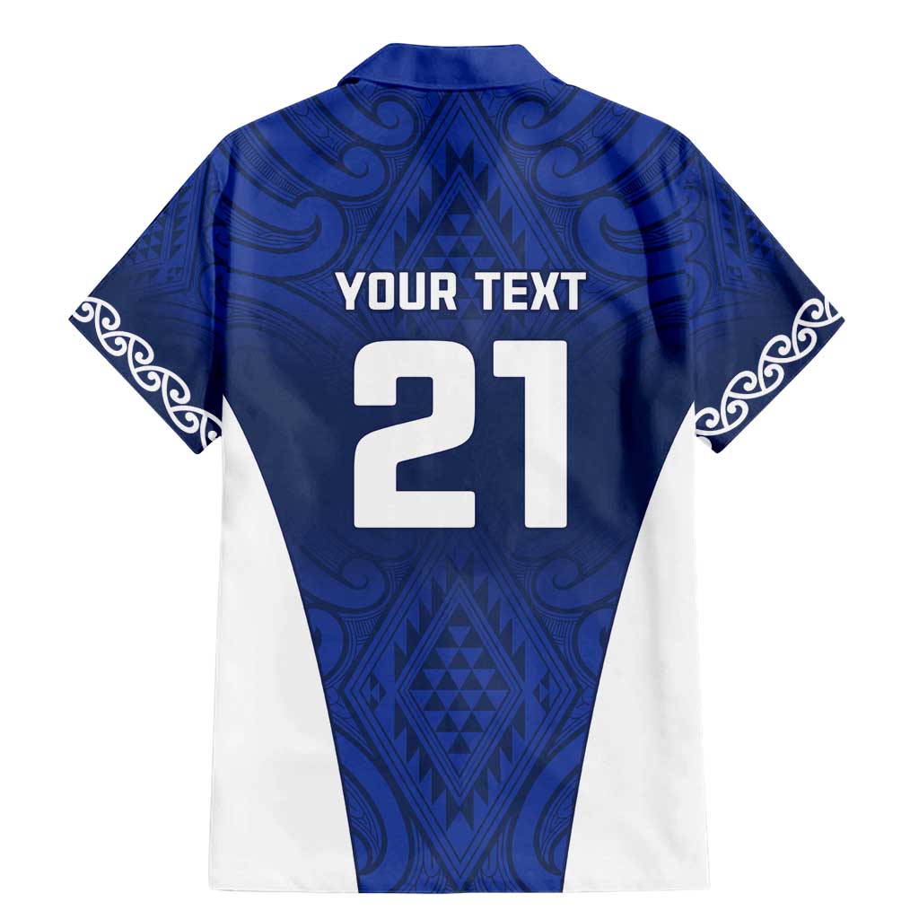 New Zealand Rugby Pacific Custom Family Matching Mermaid Dress and Hawaiian Shirt Kahurangi Auckland All Blue LT9 - Polynesian Pride