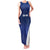 New Zealand Rugby Pacific Custom Family Matching Tank Maxi Dress and Hawaiian Shirt Kahurangi Auckland All Blue
