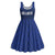 New Zealand Rugby Pacific Custom Midi Dress Kahurangi Auckland All Blue - Polynesian Pride