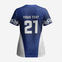 New Zealand Rugby Pacific Custom Scrub Top Kahurangi Auckland All Blue - Polynesian Pride