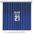 New Zealand Rugby Pacific Custom Shower Curtain Kahurangi Auckland All Blue