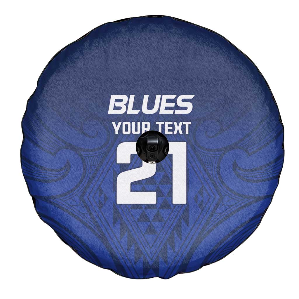 New Zealand Rugby Pacific Custom Spare Tire Cover Kahurangi Auckland All Blue