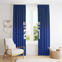 New Zealand Rugby Pacific Custom Window Curtain Kahurangi Auckland All Blue
