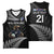 New Zealand Rugby Custom Basketball Jersey Glory Be To Black Silver-fern - Polynesian Pride