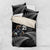 New Zealand Rugby Custom Bedding Set Glory Be To Black Silver-fern - Polynesian Pride