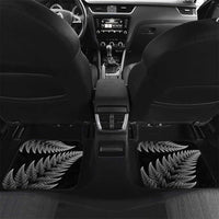 New Zealand Rugby Custom Car Mats Glory Be To Black Silver-fern - Polynesian Pride