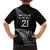 New Zealand Rugby Custom Family Matching Tank Maxi Dress and Hawaiian Shirt Glory Be To Black Silver-fern - Polynesian Pride