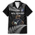 New Zealand Rugby Custom Family Matching Tank Maxi Dress and Hawaiian Shirt Glory Be To Black Silver-fern - Polynesian Pride