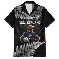 New Zealand Rugby Custom Hawaiian Shirt Glory Be To Black Silver-fern - Polynesian Pride