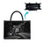 New Zealand Rugby Custom Leather Bag Glory Be To Black Silver-fern - Polynesian Pride