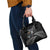 New Zealand Rugby Custom Shoulder Handbag Glory Be To Black Silver-fern - Polynesian Pride