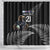 New Zealand Rugby Custom Shower Curtain Glory Be To Black Silver-fern - Polynesian Pride