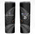 New Zealand Rugby Custom Skinny Tumbler Glory Be To Black Silver-fern - Polynesian Pride