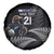 New Zealand Rugby Custom Spare Tire Cover Glory Be To Black Silver-fern - Polynesian Pride