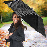 New Zealand Rugby Custom Umbrella Glory Be To Black Silver-fern - Polynesian Pride