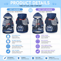 Samoa Rugby Pet Hoodie Proud Samoa World Cup 2023 LT9 - Polynesian Pride