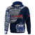 Custom Samoa Rugby Hoodie Proud Samoa World Cup 2023 LT9 Pullover Hoodie Blue - Polynesian Pride