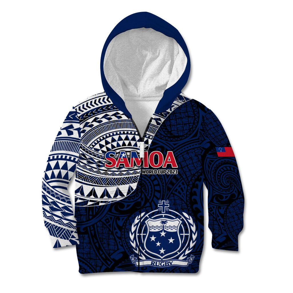 Custom Samoa Rugby Kid Hoodie Proud Samoa World Cup 2023 LT9 - Polynesian Pride