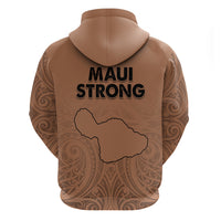 Hawaii Strong Maui Wildfire Hoodie No1 LT9 - Polynesian Pride