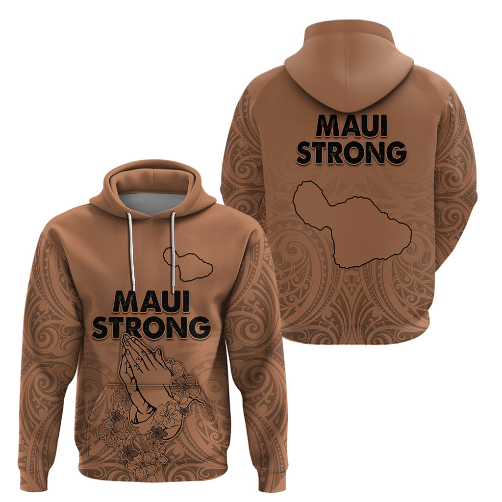 Hawaii Strong Maui Wildfire Hoodie No1 LT9 - Polynesian Pride