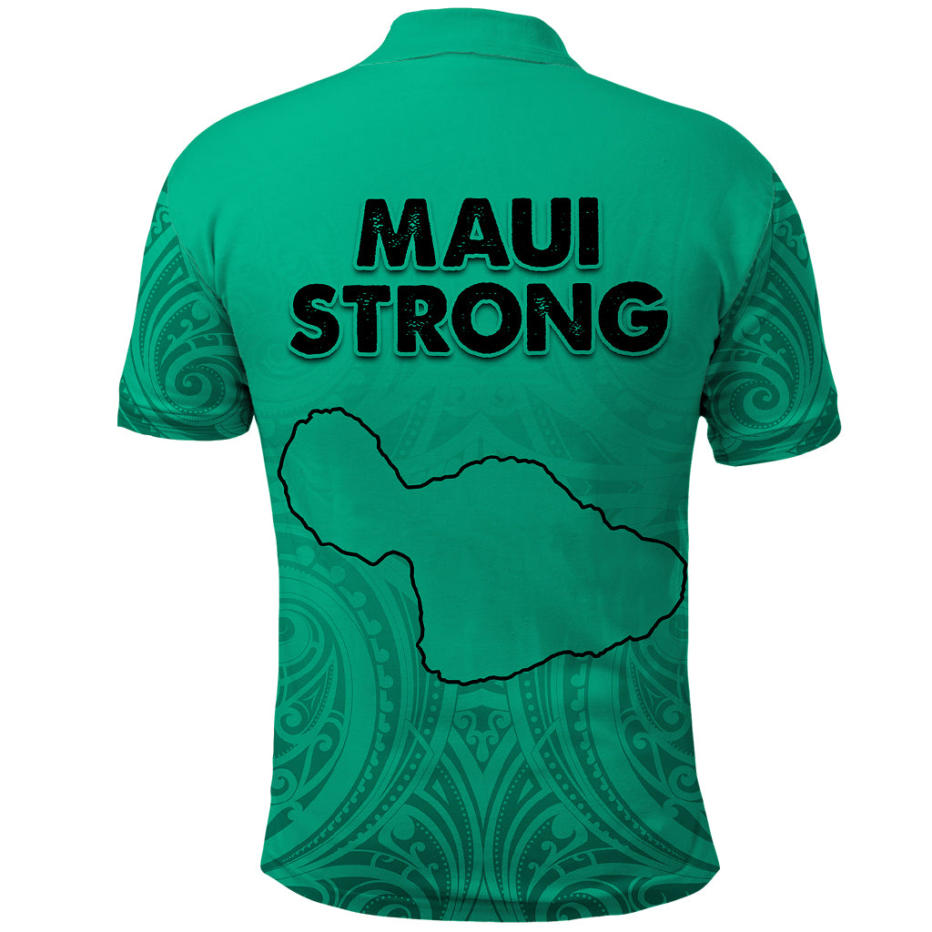 Hawaii Strong Maui Wildfire Polo Shirt No2 LT9 - Polynesian Pride