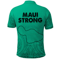 Hawaii Strong Maui Wildfire Polo Shirt No2 LT9 - Polynesian Pride