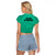 Hawaii Strong Maui Wildfire Raglan Cropped T Shirt No2 LT9 - Polynesian Pride