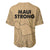 Hawaii Strong Maui Wildfire Baseball Jersey No3 LT9 - Polynesian Pride