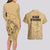 Hawaii Strong Maui Wildfire Couples Matching Long Sleeve Bodycon Dress and Hawaiian Shirt No3 LT9 - Polynesian Pride