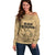 Hawaii Strong Maui Wildfire Off Shoulder Sweater No3 LT9 Women Nude - Polynesian Pride