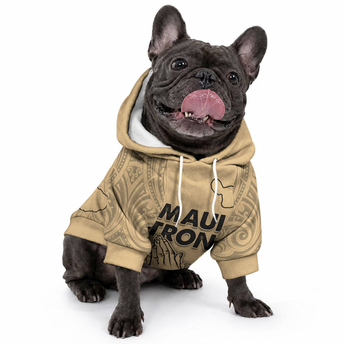 Hawaii Strong Maui Wildfire Pet Hoodie No3 LT9 - Polynesian Pride