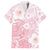 Japan Sakura Floral with Polynesian Vibe Hawaiian Shirt