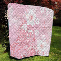 Japan Sakura Floral with Polynesian Vibe Quilt LT9 - Polynesian Pride