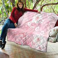 Japan Sakura Floral with Polynesian Vibe Quilt LT9 - Polynesian Pride